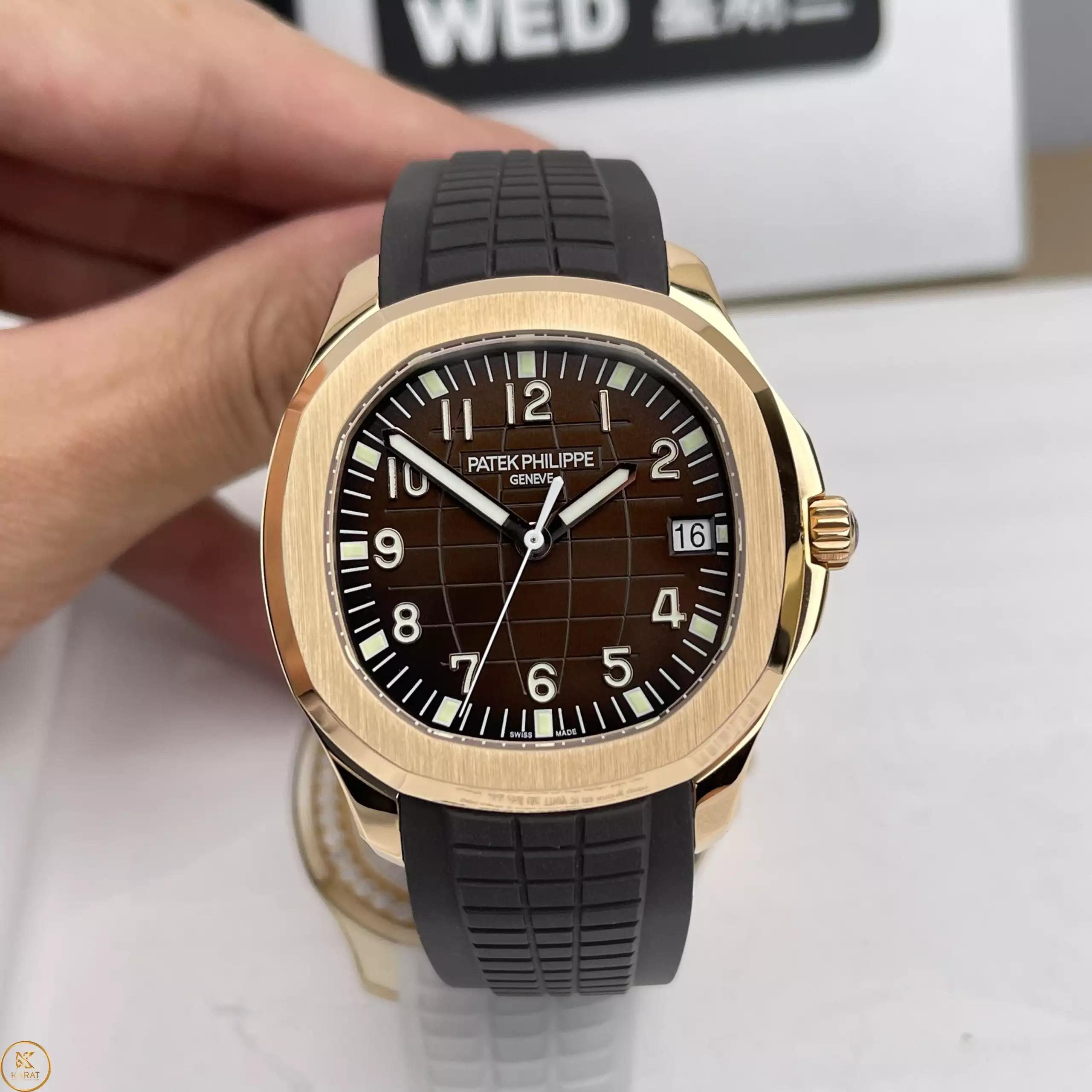 Patek Philippe Aquanaut 5167R Brown Dial Strap Men’s Watch 41mm ( Replica )