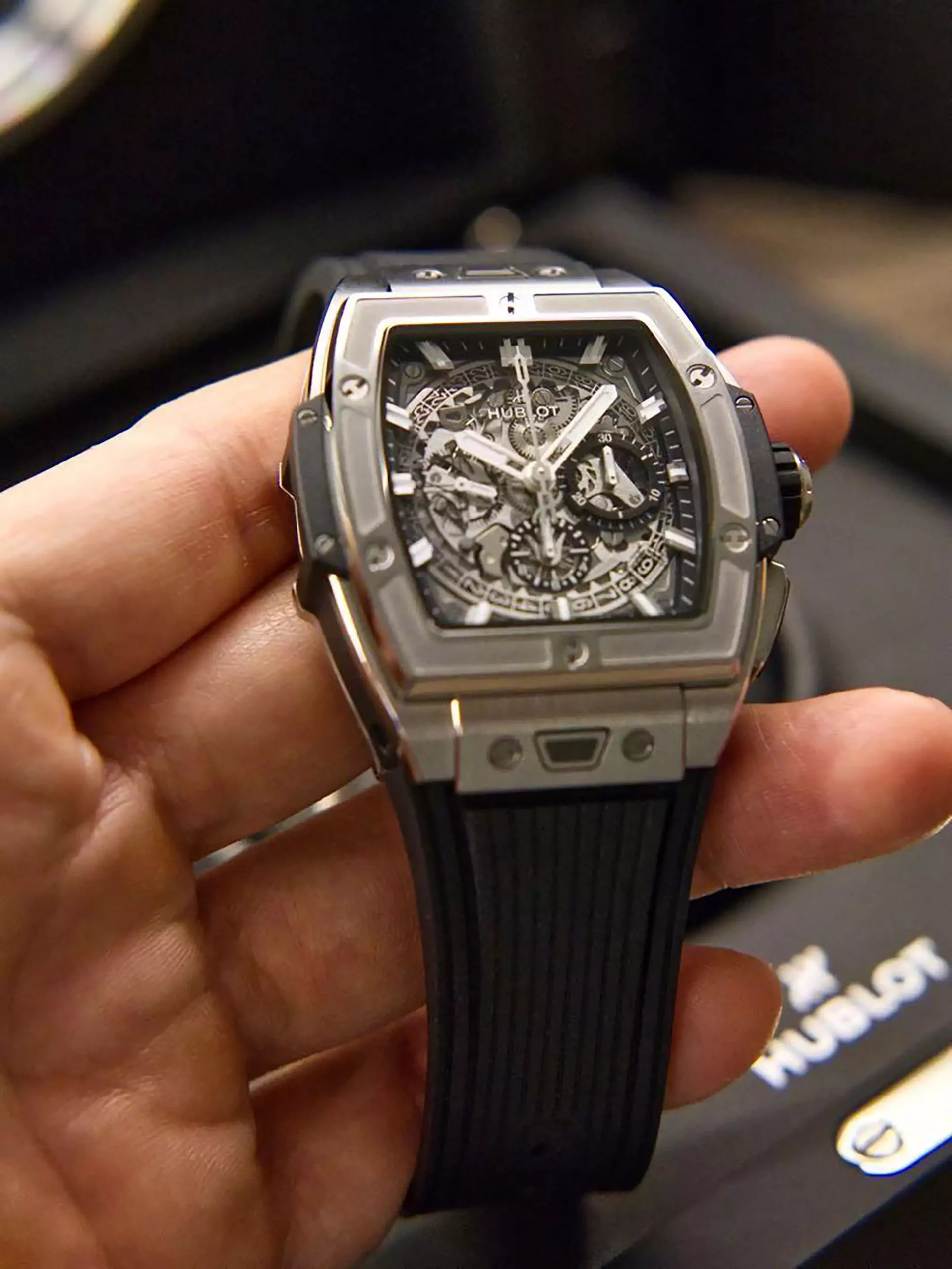 HUBLOT Spirit Of Big Bang Silver Dial Men’s Watch Item No. 642.NM.0170.RX ( Replica )