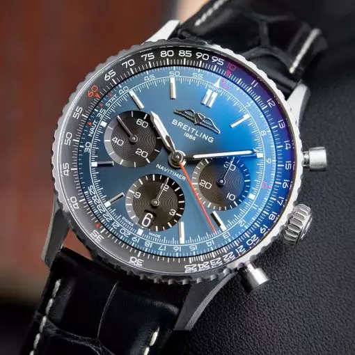 Breitling Navitimer B01 Chronograph Automatic Chronometer Blue Dial Men’s Watch Item No. AB0139241C1P1 ( Replica )