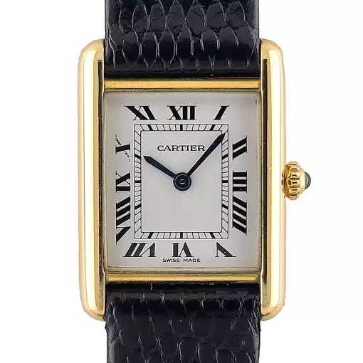 Cartier Tank Louis Cartier Medium MM Classic Railway 866001 ( Replica )