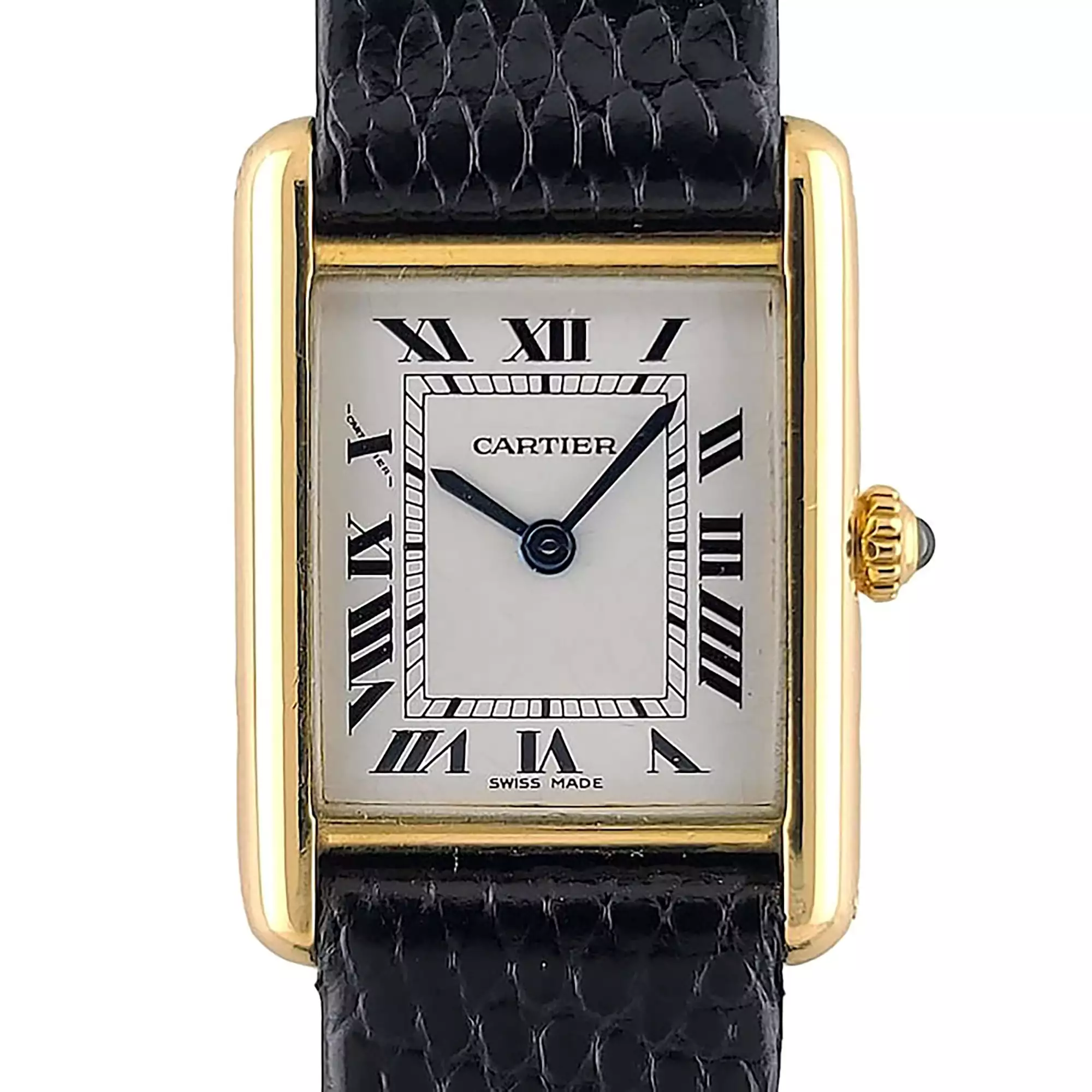 Cartier Tank Louis Cartier Medium MM Classic Railway 866001 ( Replica )