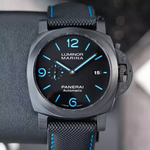Panerai Luminor Marina Black Blue Dial 44mm Men’s Watch PAM01661 ( Replica )