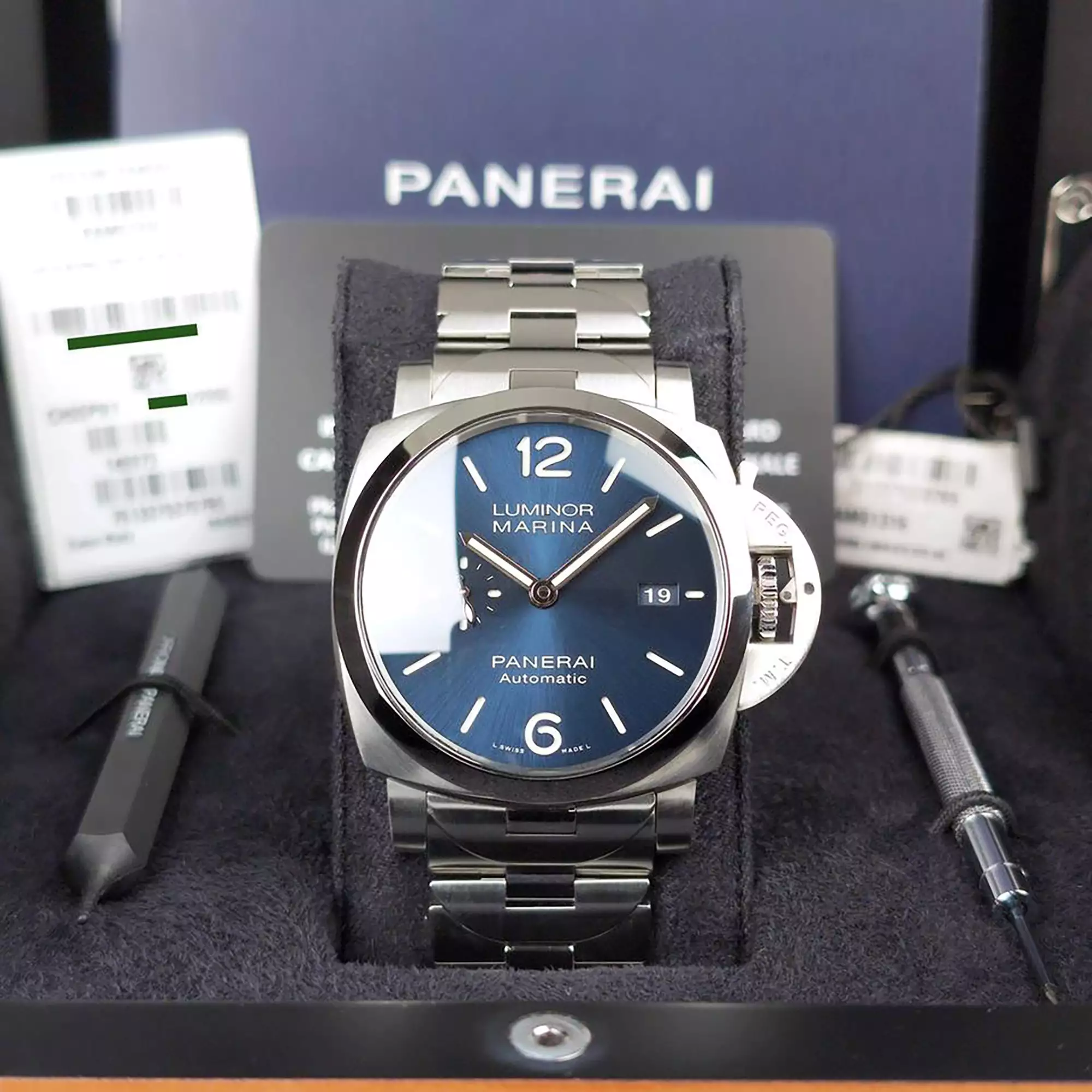 Panerai Luminor Marina 2023 Specchio Blu Blue Dial PAM 01316 ( Replica )