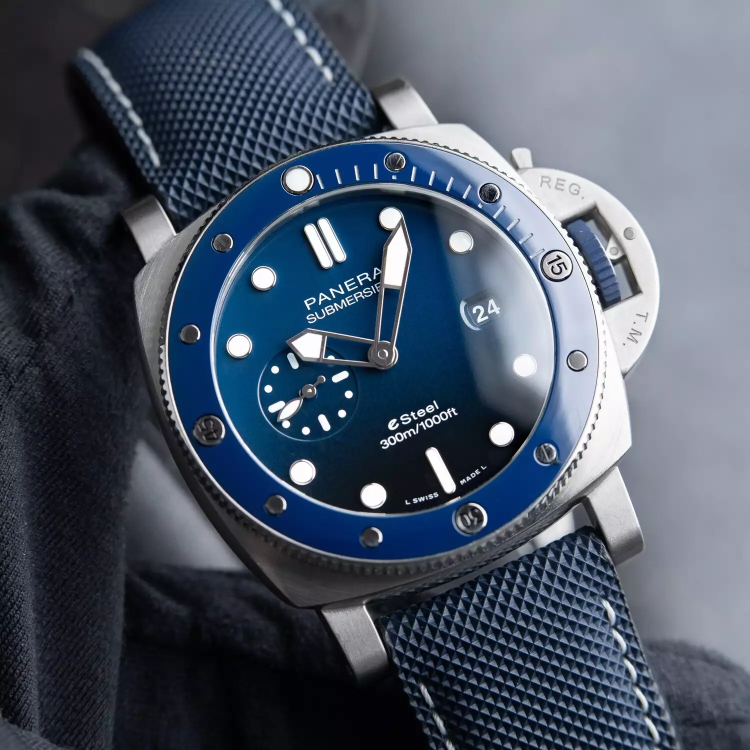Panerai Luminor Blue Steel PAM01289 44mm ( Replica )