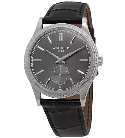 Patek Philippe Calatrava Hand Wind Grey Dial Men’s Watch 39mm ( Replica )