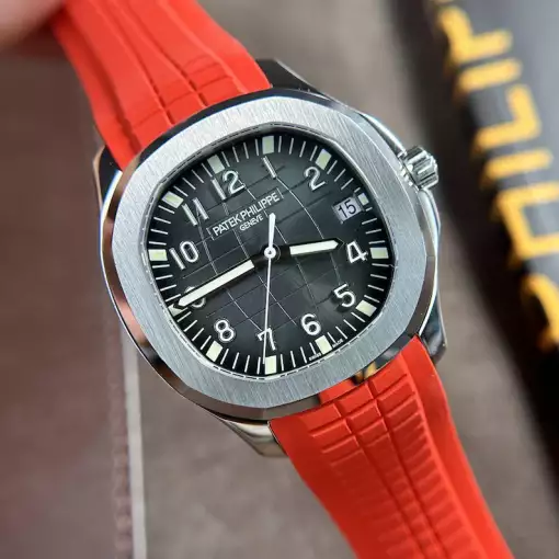 Patek Philippe Aquanaut 5167R Orange Strap 40mm Case Size Men’s Watch ( Replica )