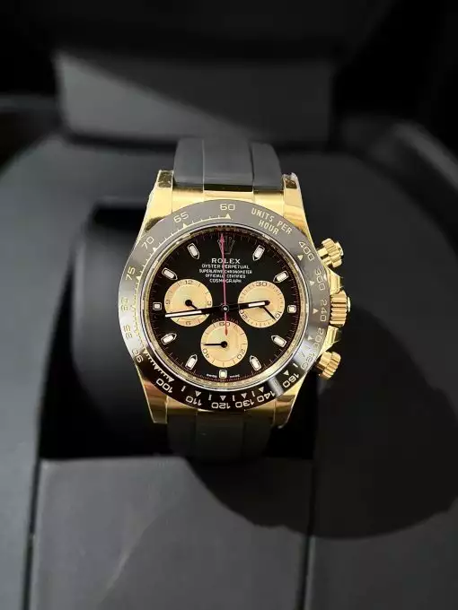 Cosmograph Daytona Chronograph Automatic Men’s Oysterflex Watch 116518BKCSR ( Replica )