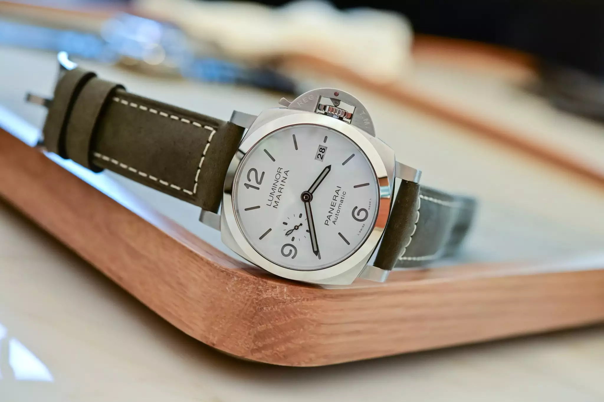 Panerai  Luminor Marina Automatic White Dial Men’s Watch Item No. PAM01314 ( Replica )