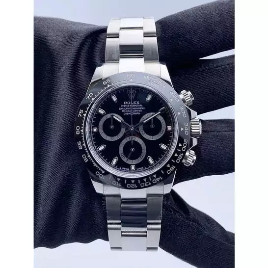Pre-owned Rolex Daytona Chronograph Automatic Chronometer Black Dial Men’s Watch 116500LN ( Replica )
