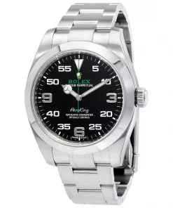 ROLEX Air-King Automatic Chronometer Black Dial Men’s Watch Item No. 116900 BKAO