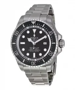 ROLEX  Deepsea Black Dial Stainless Steel Oyster Bracelet Automatic Men’s Watch 116660BKSO Item No. 116660 BKSO