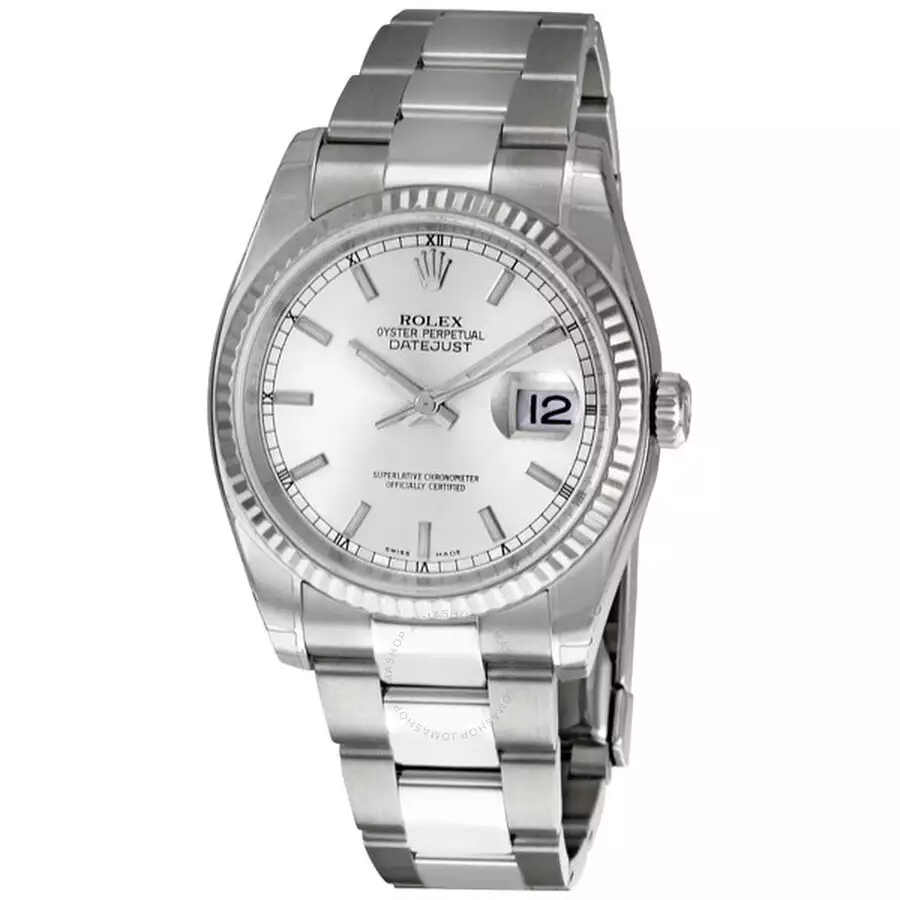 ROLEX  Oyster Perpetual Datejust 36 Automatic Chronometer Silver Dial Men’s Watch Item No. 116234-SSO ( Replica )