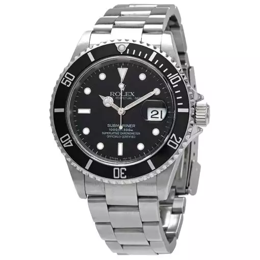 ROLEX  Submariner Automatic Chronometer Black Dial Men’s Watch Item No. 16610BKSO-3 ( Replica )