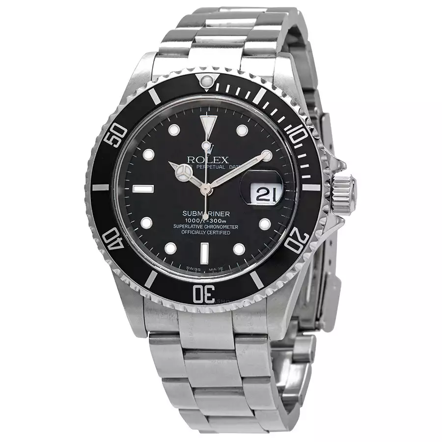 ROLEX  Submariner Automatic Chronometer Black Dial Men’s Watch Item No. 16610BKSO-3 ( Replica )