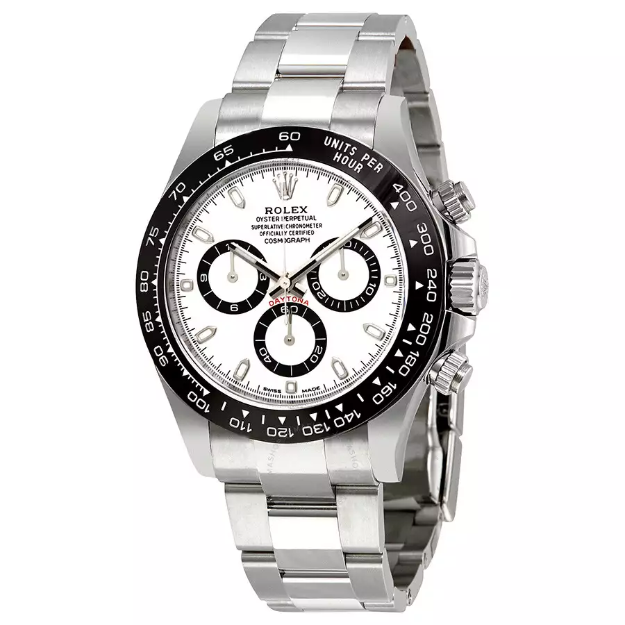 ROLEX  Cosmograph Daytona White Dial Stainless Steel Oyster Men’s Watch 116500WSO Item No. 116500LN ( Replica )