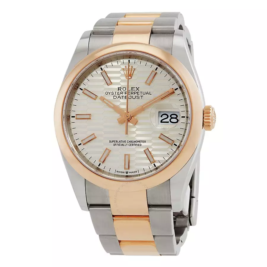 ROLEX  Datejust 36 Automatic Silver Motif Dial Chronometer Watch Item No. 126201SSO ( Replica )