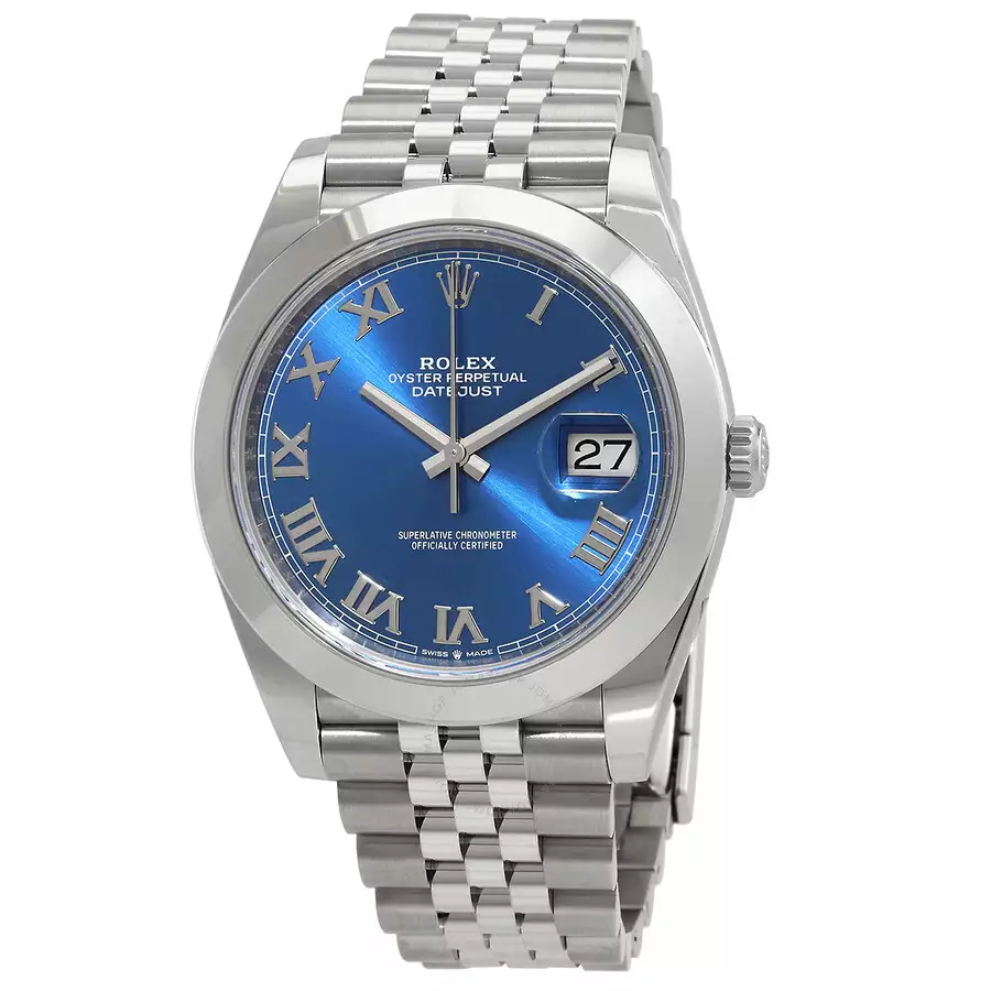 ROLEX  Datejust 41 Automatic Blue Dial Men’s Jubilee Watch Item No. 126300BLRJ ( Replica )