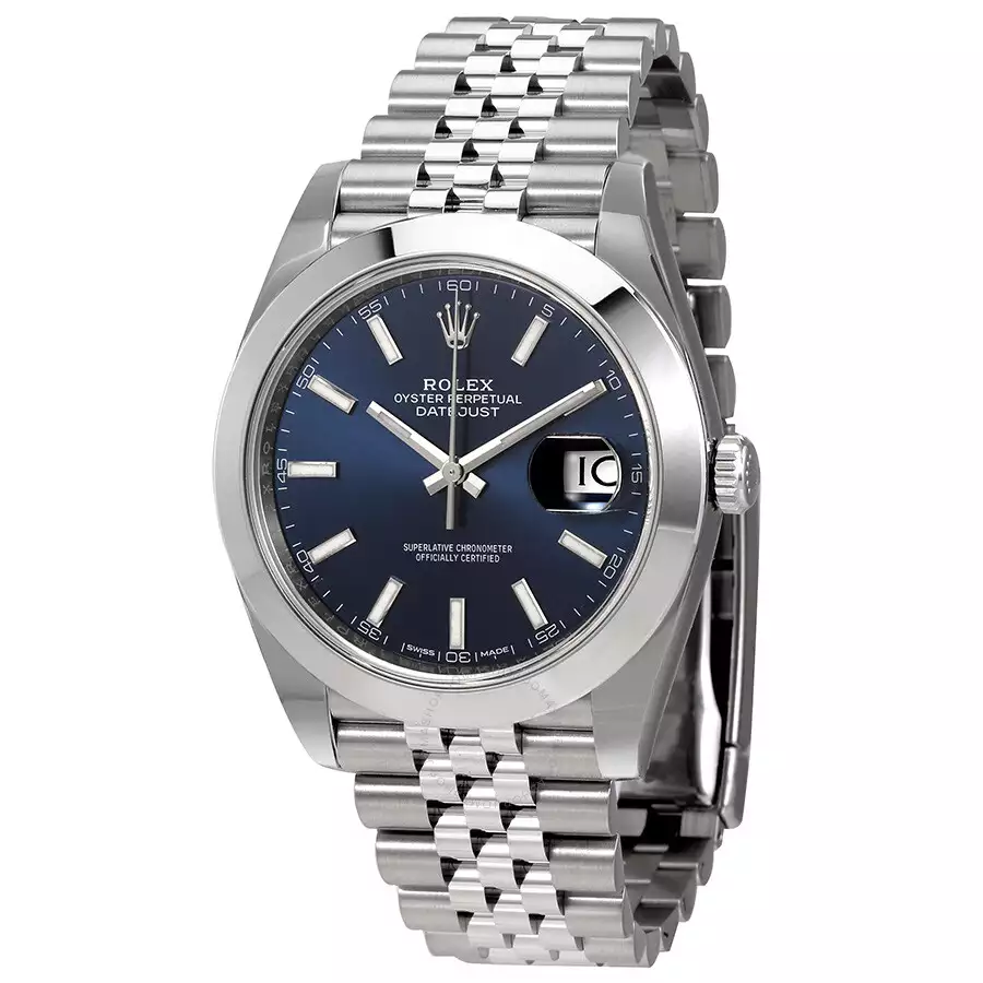 ROLEX  Datejust 41 Blue Dial Automatic Men’s Watch Item No. 126300BLSJ ( Replica )