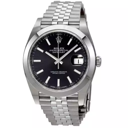 ROLEX  Datejust Black Dial Automatic Men’s Jubilee Watch Item No. 126300BKSJ ( Replica )