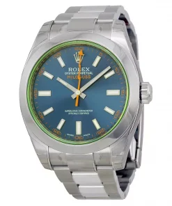 ROLEX  Milgauss Automatic Blue Dial Stainless Steel Men’s Watch 116400GV Item No. 116400GV Z-BLUE