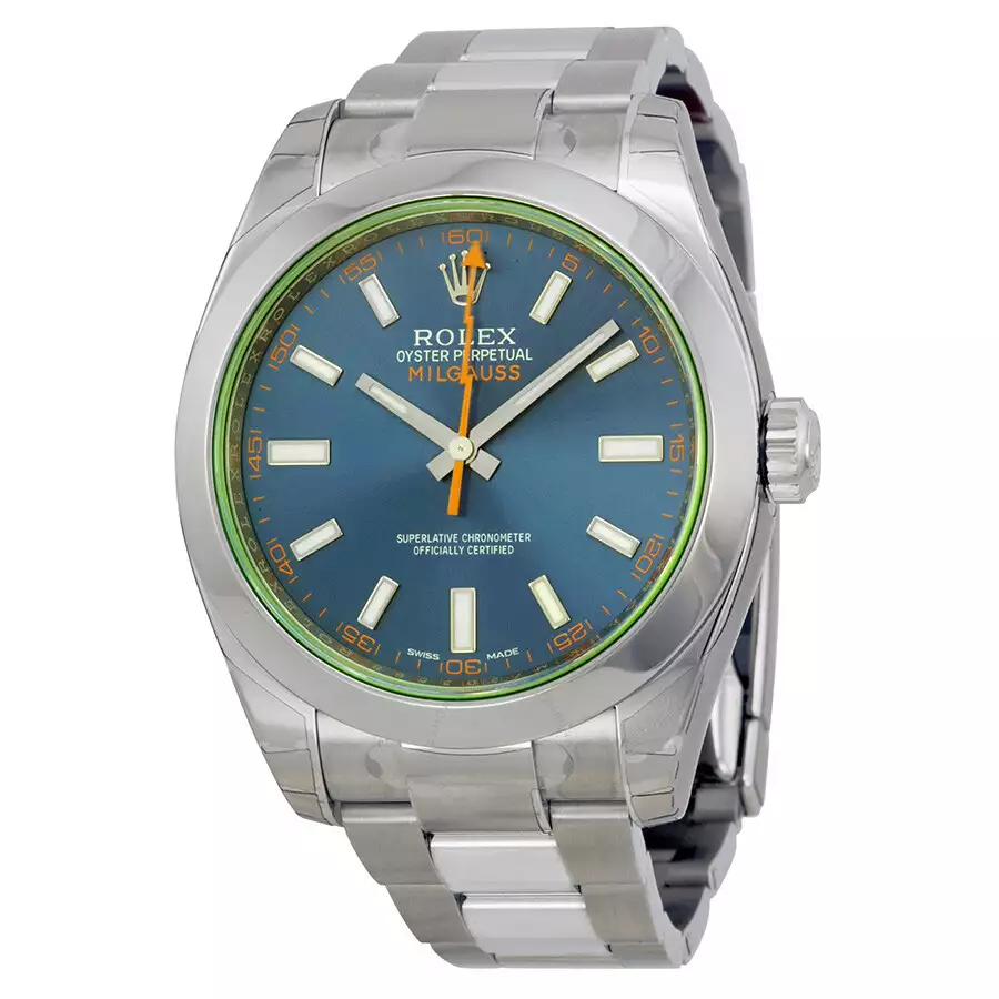 ROLEX  Milgauss Automatic Blue Dial Stainless Steel Men’s Watch 116400GV Item No. 116400GV Z-BLUE ( Replica )