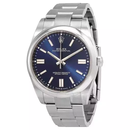 ROLEX  Oyster Perpetual 41 Automatic Blue Dial Men’s Watch Item No. 124300BLSO ( Replica )