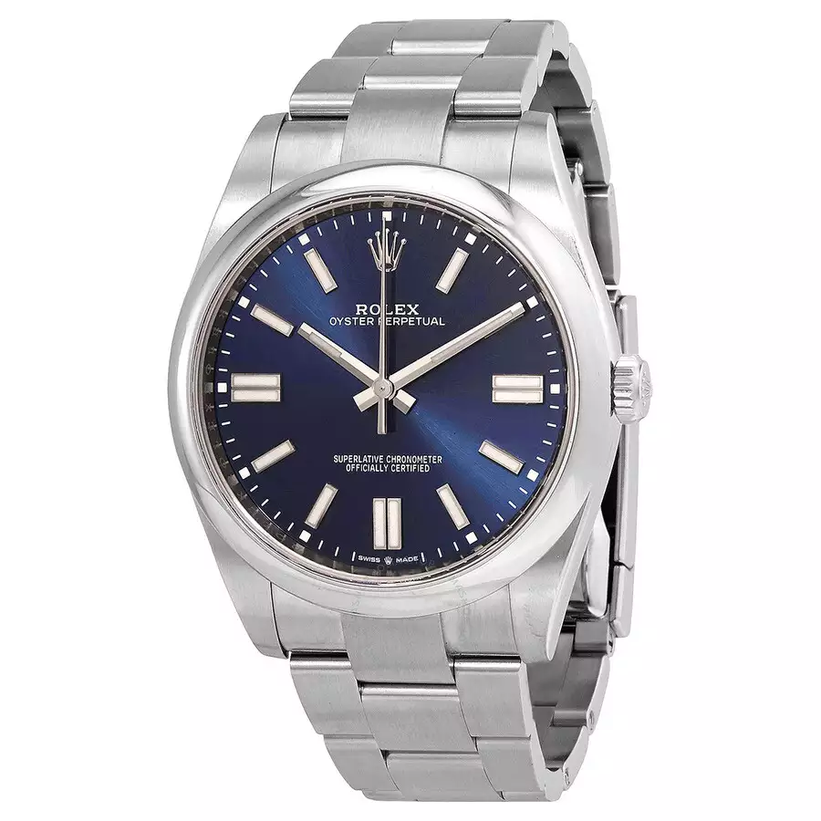 ROLEX  Oyster Perpetual 41 Automatic Blue Dial Men’s Watch Item No. 124300BLSO ( Replica )