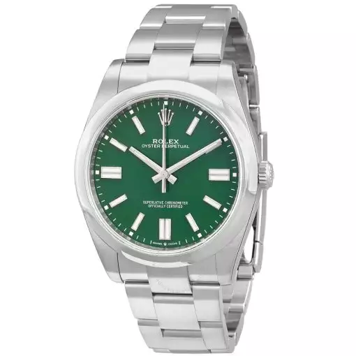 ROLEX  Oyster Perpetual 41 Automatic Green Dial Men’s Watch Item No. 124300GNSO ( Replica )