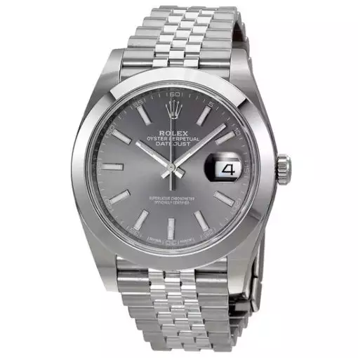 Rolex Oyster Perpetual Datejust Rhodium Dial Automatic Men’s Jubilee Watch 126300RSJ ( Replica )