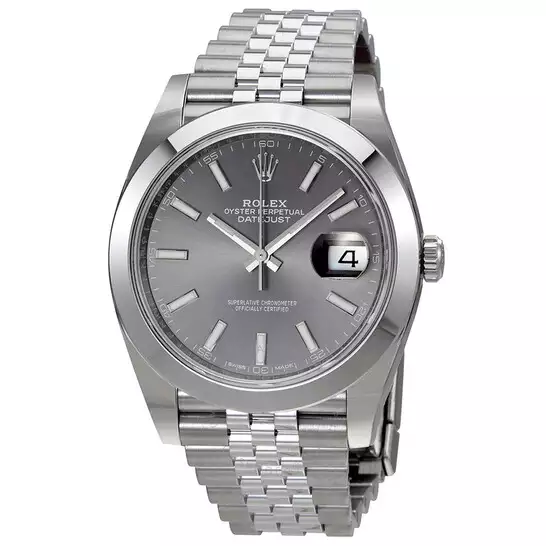 Rolex Oyster Perpetual Datejust Rhodium Dial Automatic Men’s Jubilee Watch 126300RSJ ( Replica )