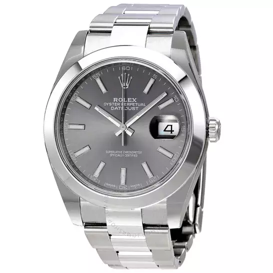 Rolex Oyster Perpetual Datejust Rhodium Dial Automatic Men’s Watch 126300RSO ( Replica )