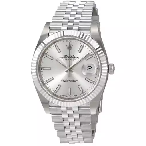 Rolex Oyster Perpetual Datejust Silver Dial Automatic Men’s Watch 126334SSJ ( Replica )