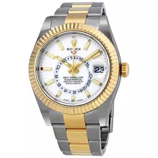 Rolex Oyster Perpetual Sky-Dweller Automatic Men’s Two-tone Watch 326933WSO ( Replica )