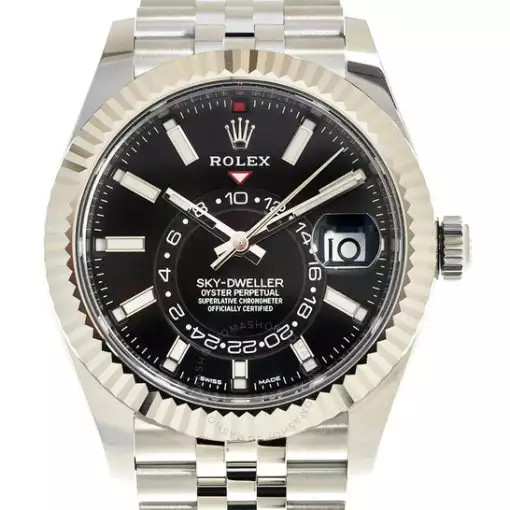 Rolex Sky-Dweller Automatic Chronometer Black Dial Men’s Watch 326934BKSJ ( Replica )