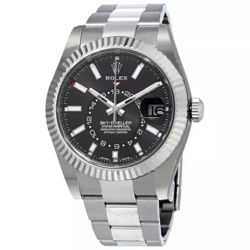 Rolex Sky-Dweller Black Dial Automatic Men’s Oyster Watch 326934BKSO ( Replica )