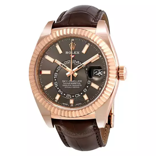 Rolex Sky-Dweller Dark Rhodium Dial Automatic Men’s Watch 326135RSL ( Replica )