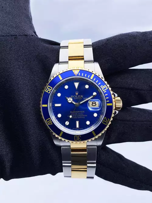 Rolex Submariner Date 16613T Blue Dial 40mm Steel Bracelet Men’s Watch ( Replica )