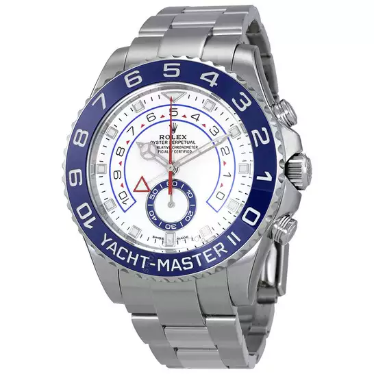 Rolex Yacht-Master II White Dial Automatic Men’s Watch 116680-0002 ( Replica )