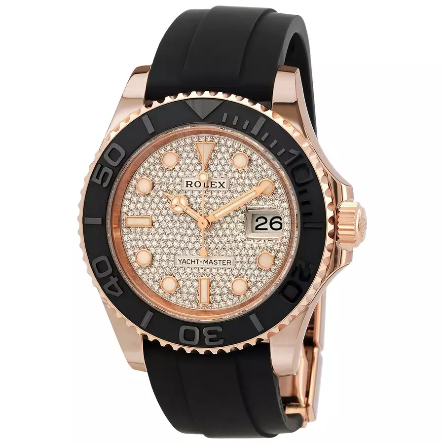 ROLEX  Yacht-Master Diamond Pave Dial Men’s Watch 126655-0005 Item No. 126655DSR ( Replica )